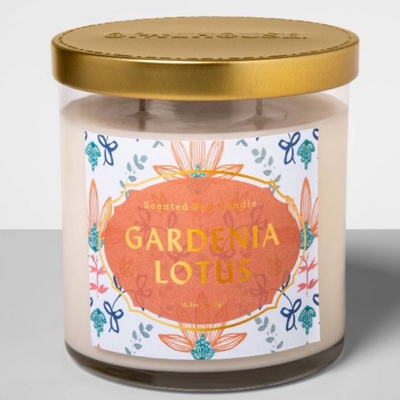 Opalhouse Other - NWT Gardenia Lotus 2 wick candle by Opalhouse